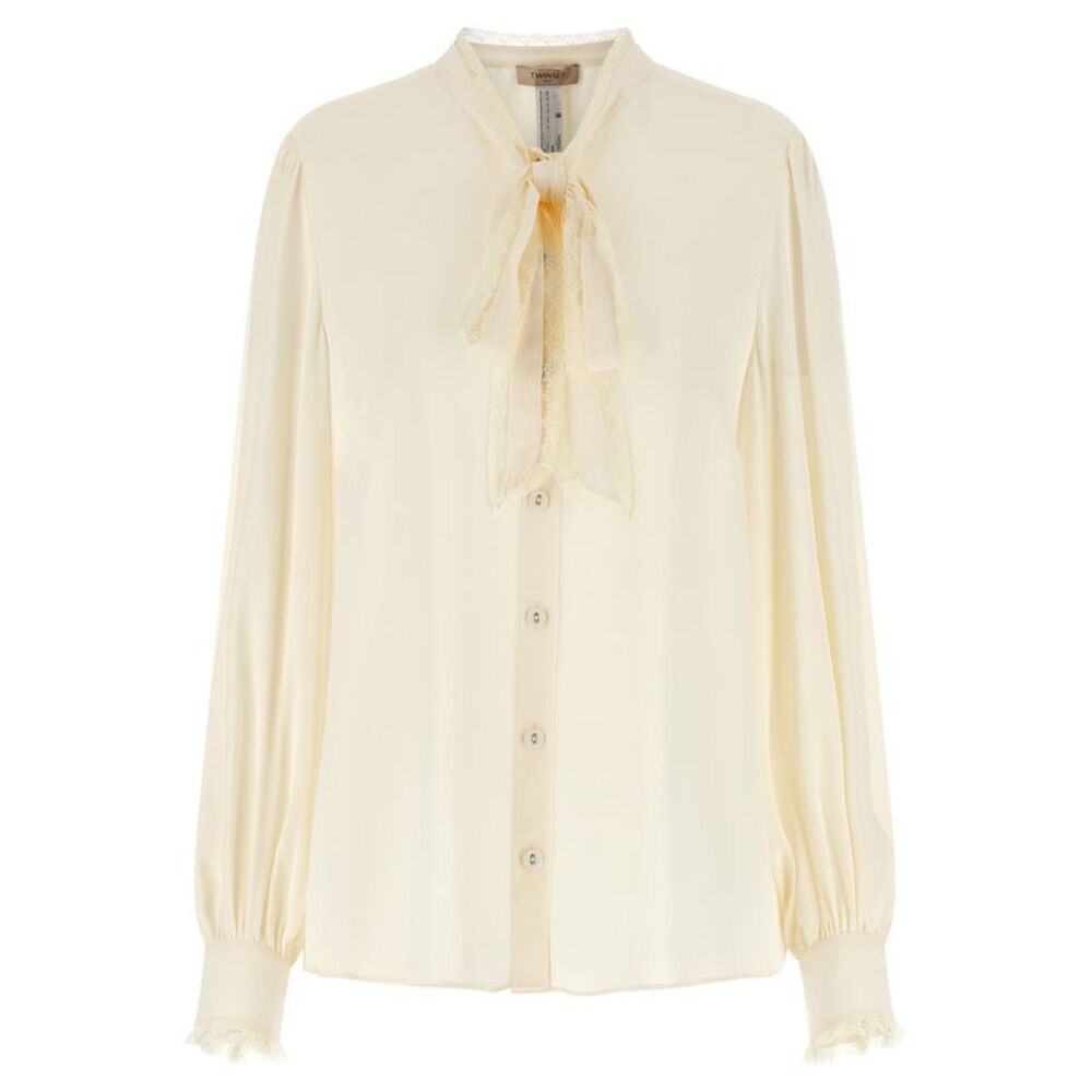 Twin Set Women Lace Insert Shirt